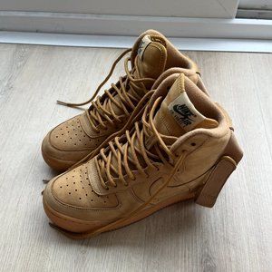 Nike Air Force 1 AF1 High Wheat Flax Gum - Big Kids Size 5Y (Women's Size 6.5)